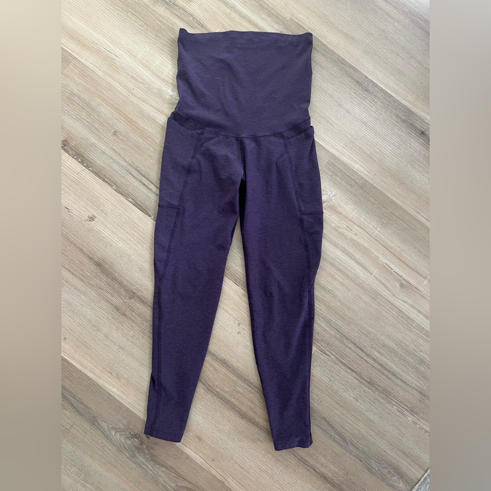 Beyond the Pump Spacedye Love the Bump Maternity Pocket Midi Legging Small